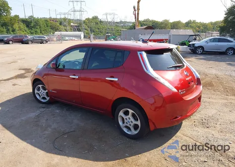 2013 Nissan Leaf Sv z USA, uszkodzony, nr VIN 1N4AZ0CP8DC403480